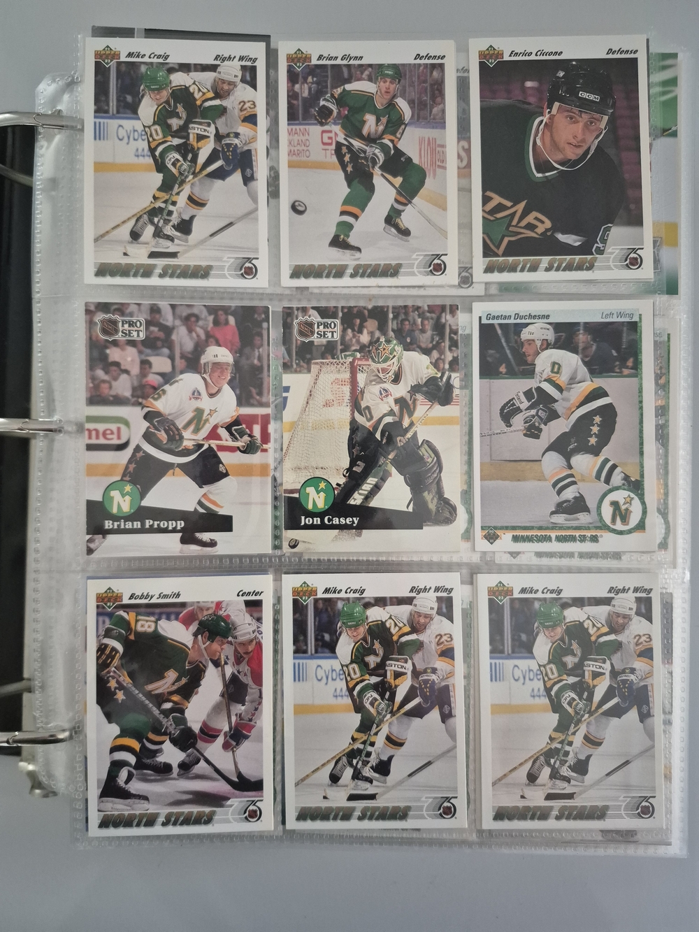 Minnesota North Stars Hockey Card Collection -Large Lot Over 400